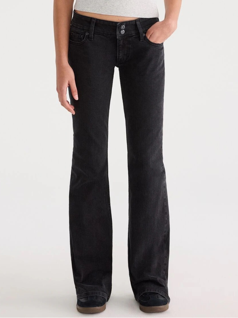 Aeropostale Women's Black Flare Jeans